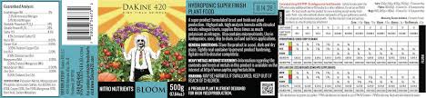 Dakine 420 Nitro Nutrients Bloom 1 000g 8 14 28 Fertilizer