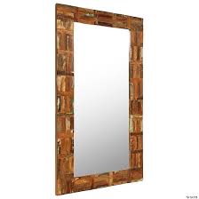 Vidaxl Wall Mirror Solid Reclaimed Wood