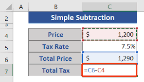 how to calculate s tax in excel 4