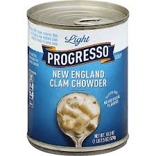 progresso light soup new england clam