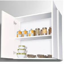 White Kitchen Wall Shelf Unit