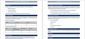 requirements management plan template