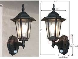 outdoor wall lighting system with