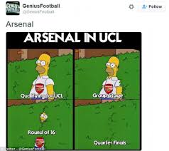 The best memes from instagram, facebook, vine, and twitter about arsenal fc. Memes The Funniest Memes From Barca V Arsenal And Bayern V Juventus As Com