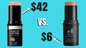 makeup forever hd foundation stick vs