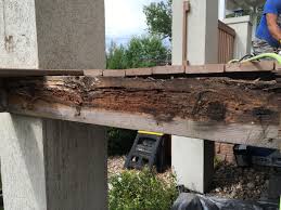 repair wood rot deck joist