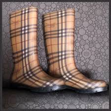 Burberry Rain Boots Euc Us 9 5