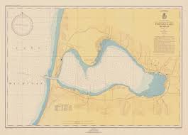 Lake Michigan Portage Lake Map 1947