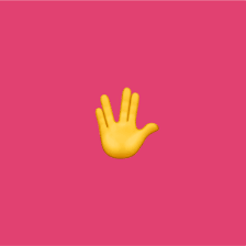 vulcan salute emoji meaning