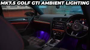 golf gti ambient light kit install