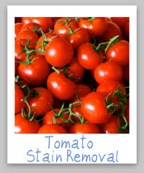 how to remove tomato stains