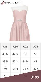 Never Worn Plus Size Azazie Josie Dress Size 24 Measurements