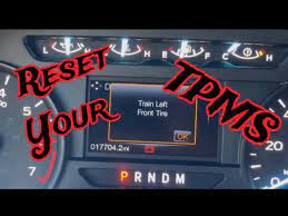 reset ford f150 tpms you