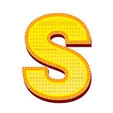 3d s letter logo design free vector s