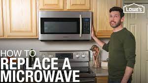 how to replace a microwave you