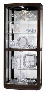680 395 Curved Glass Curio Cabinet