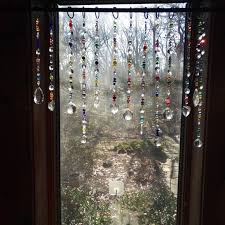 Window Curtains Prism Crystals