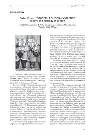 pdf sr an vrcan soccer politics violence essays on sociology pdf sr272an vrcan soccer politics violence essays on sociology of soccer