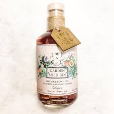new bramble peach gin from garden shed