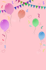 map of pink balloons and colorful