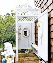 While you're at it, you have to keep in mind that outdoor showers will require a well water filter to help keep your water clean and fresh while also lowering maintenance hassles and costs. 32 Beautiful Easy Diy Outdoor Shower Ideas A Piece Of Rainbow