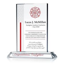 fire academy graduation gift plaque