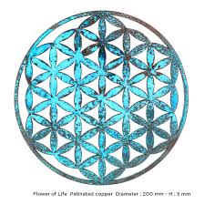 free stl file flower of life copper