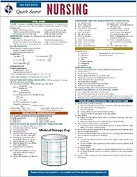 Nursing Reas Quick Access Reference Chart Quick Access