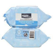 equate beauty makeup remover cleansing towelettes 2 pack 40 sheets each
