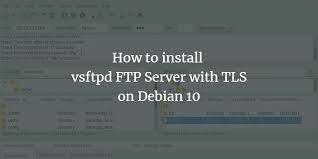 how to install vsftpd ftp server with