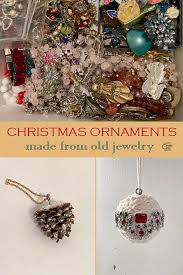 christmas ornaments made from old