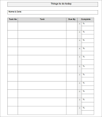 Microsoft To Do List Template Microsoft Word To Do List Template To