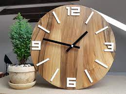 Walnut Tree Wood Clock Clock Gift