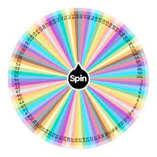 numbers 1 100 spin the wheel