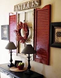 Old Window And Shutters Home Decor