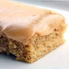 Easy Peanut Butter Sheet Cake gambar png