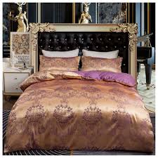 Luxury Jacquard Fl Bedding Set