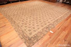 square antique turkish oushak rug 47585