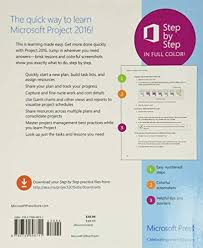 Fast downloads of the latest free software! Amazon Com Microsoft Project 2016 Step By Step 9780735698741 Chatfield Carl Johnson Timothy Libros