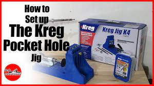 How to set up the Kreg Pocket Hole Jig - YouTube