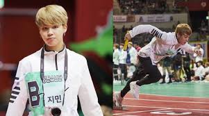 He seems to be fine again though. Bts S Jimin Gets Lauded During The New Year S Special For Idol Star Athletics Championship Hall Of Fame For His Exemplary Athleticism Allkpop