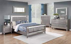 leighton silver mirrored bedroom set