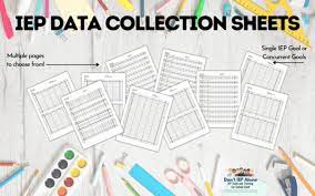 free iep data collection sheets