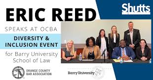 eric reed speaks at ocba diversity