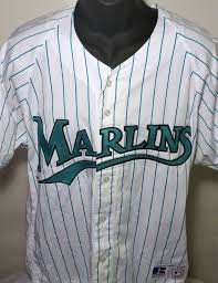 Looking for miami marlins merchandise? Throwback Florida Marlins Mens Medium Baseball Mlb Russell Jersey White Russell Floridamarlins Throwback Marlins Jersey Miami Marlins