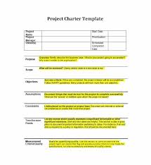 40 Project Charter Templates Samples Excel Word