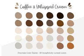 Coffee Procreate Color Palette Coffee