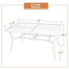 Rectangle Patio Dining Table