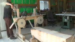 homemade bandsaw mill you