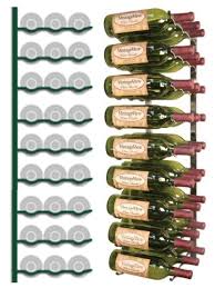 Wall Mounted Wine Rack 27 Bottles